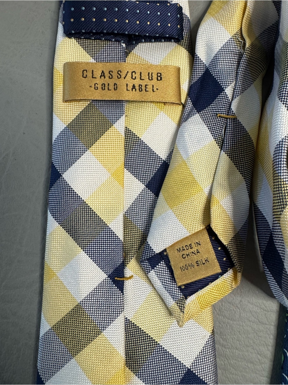 3 Boys Ties Lot- Silk Class Club, Silk Vineyard Vines, Cotton Crewcuts Boys 8-14 - Picture 6 of 6